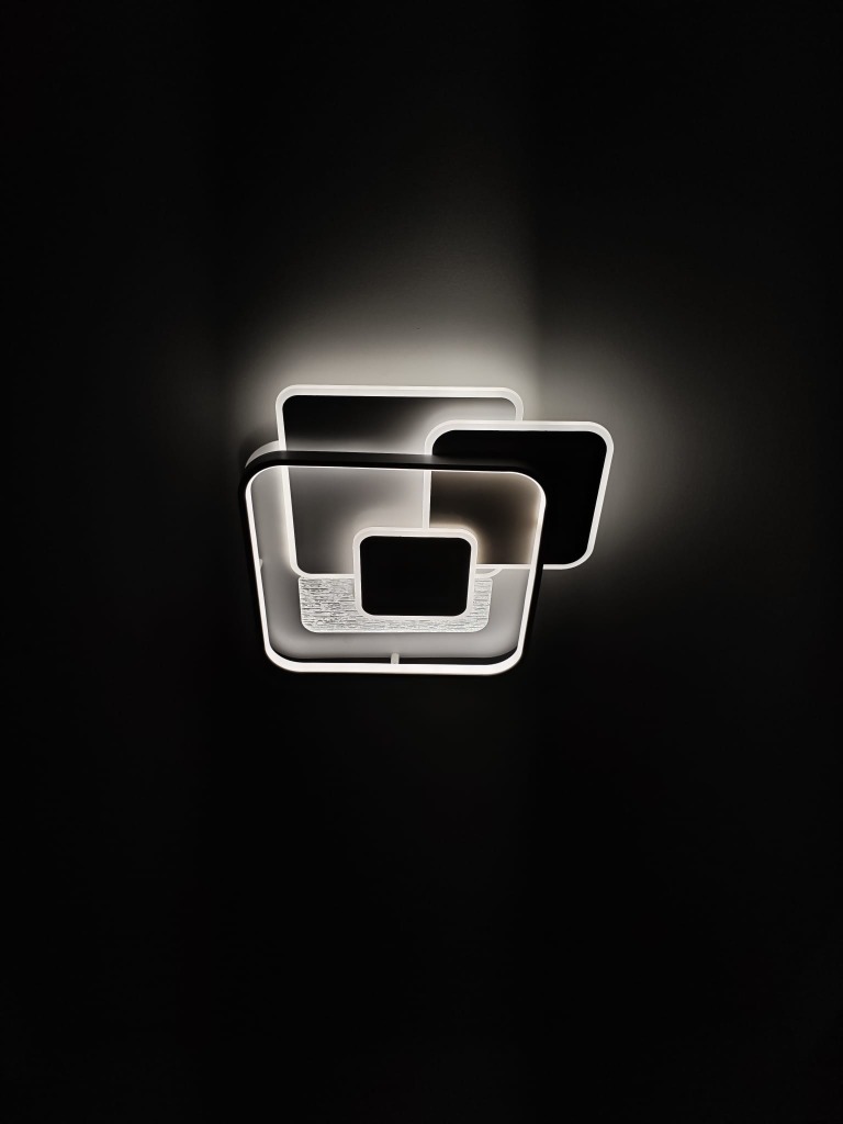 LED Geometrik Kare Plafonyer