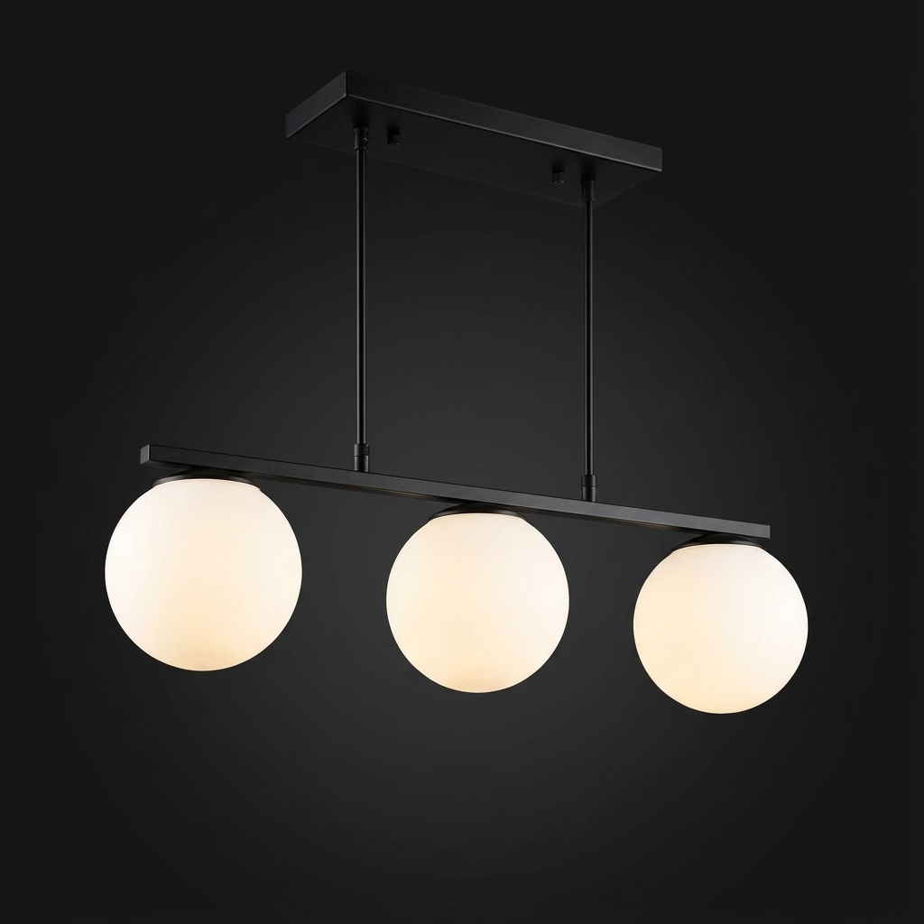 Modern 3'lü Küre Sarkıt